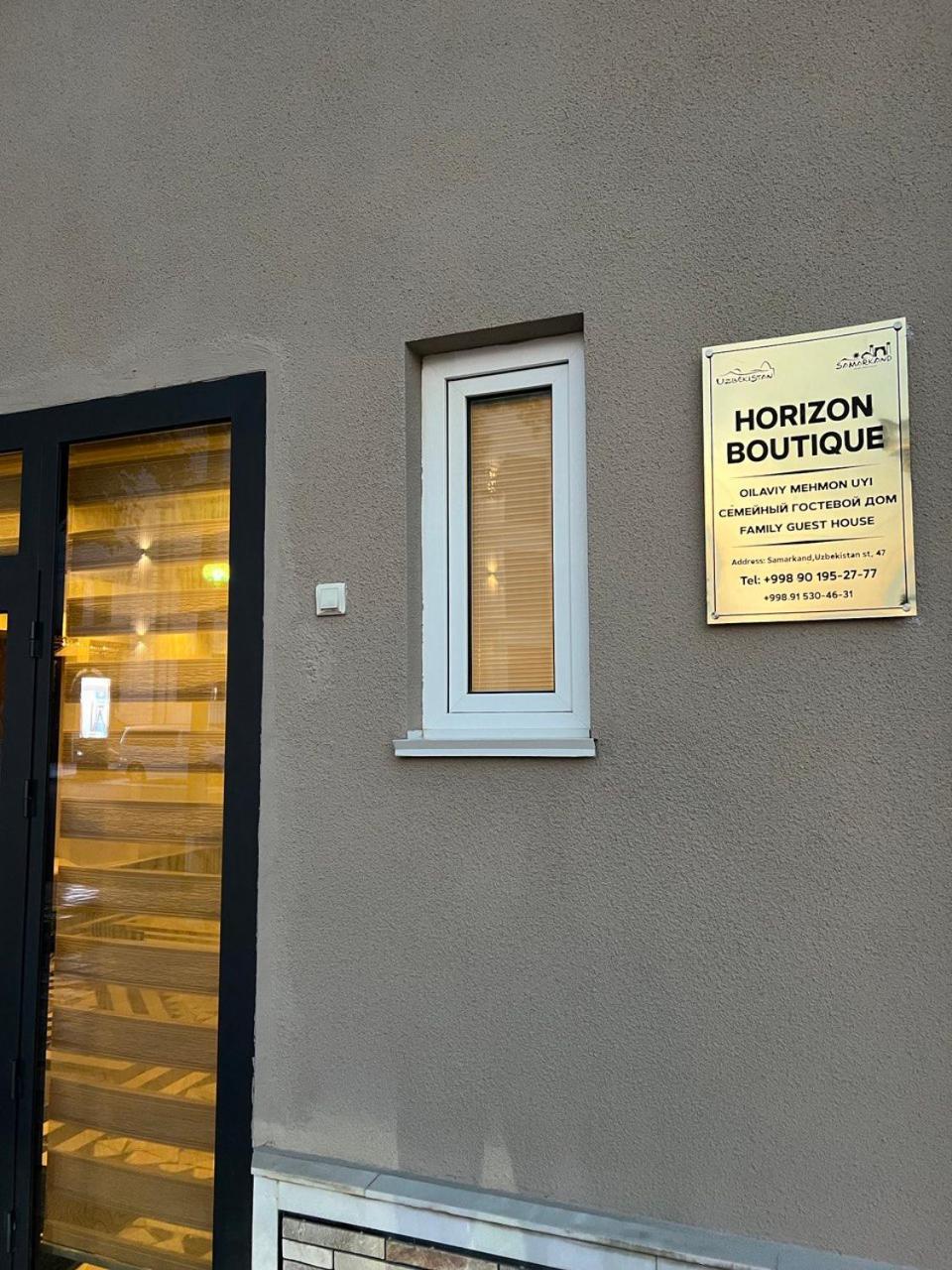 Horizon Boutique Hotell Samarkand Eksteriør bilde